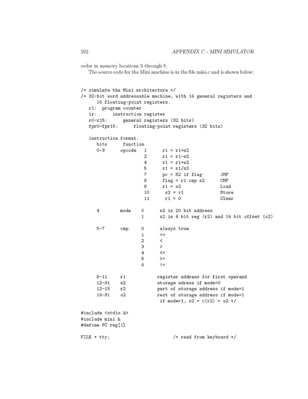 Compiler Design: Theory, Tools, and Examples - Page 292